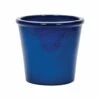 APTA 26cm Blue Saigon Glazed Cone Planter 2 APTA 26cm Blue Saigon Glazed Cone Planter -Wolf-Garten Store 5022413588192