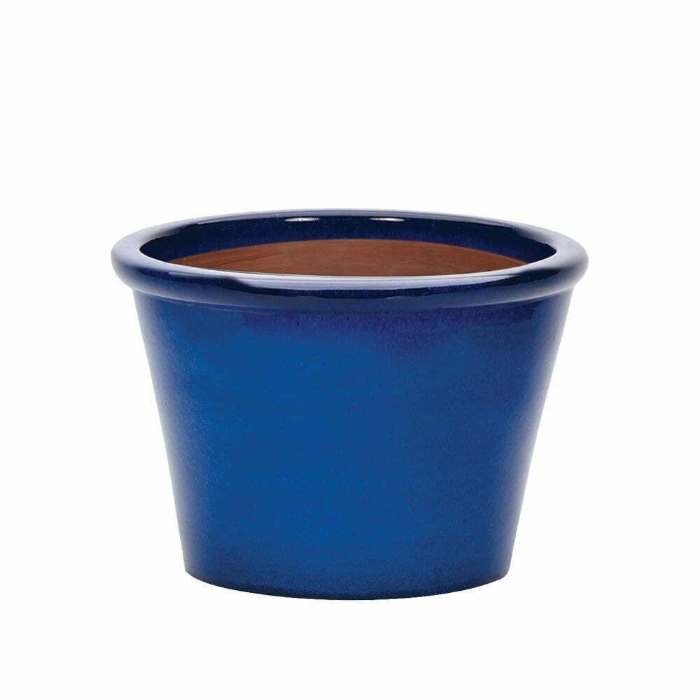APTA 31cm Blue Saigon Glazed Bowl Planter 3 APTA 31cm Blue Saigon Glazed Bowl Planter
