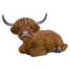 Vivid Arts 62cm Laying Highland Cattle - XRL-HLCL-B 1 Vivid Arts 62cm Laying Highland Cattle - XRL-HLCL-B -Wolf-Garten Store 5055195035561