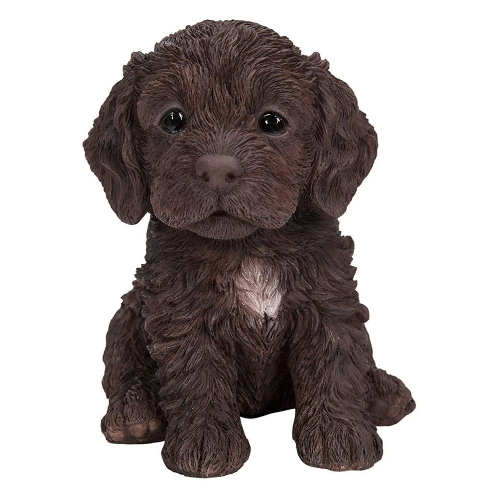 Vivid Arts 16cm Chocolate Cockapoo Puppy - PP-CKP7-F 3 Vivid Arts 16cm Chocolate Cockapoo Puppy - PP-CKP7-F